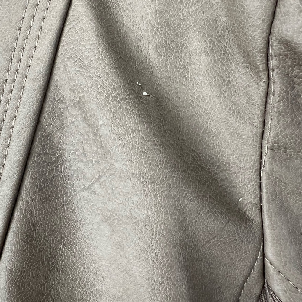 Mo-Ka Ebele Faux Leather Moto Jacket XL - Picture 10 of 10